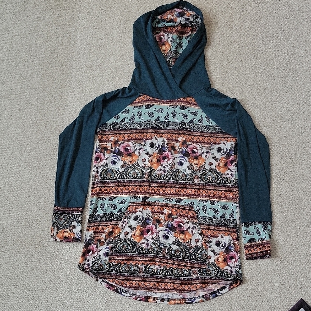 LuLaRoe Amber Lightweight Hoodie
